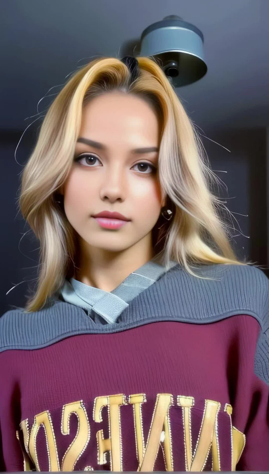 Crazy Model Does Flip To Background Music