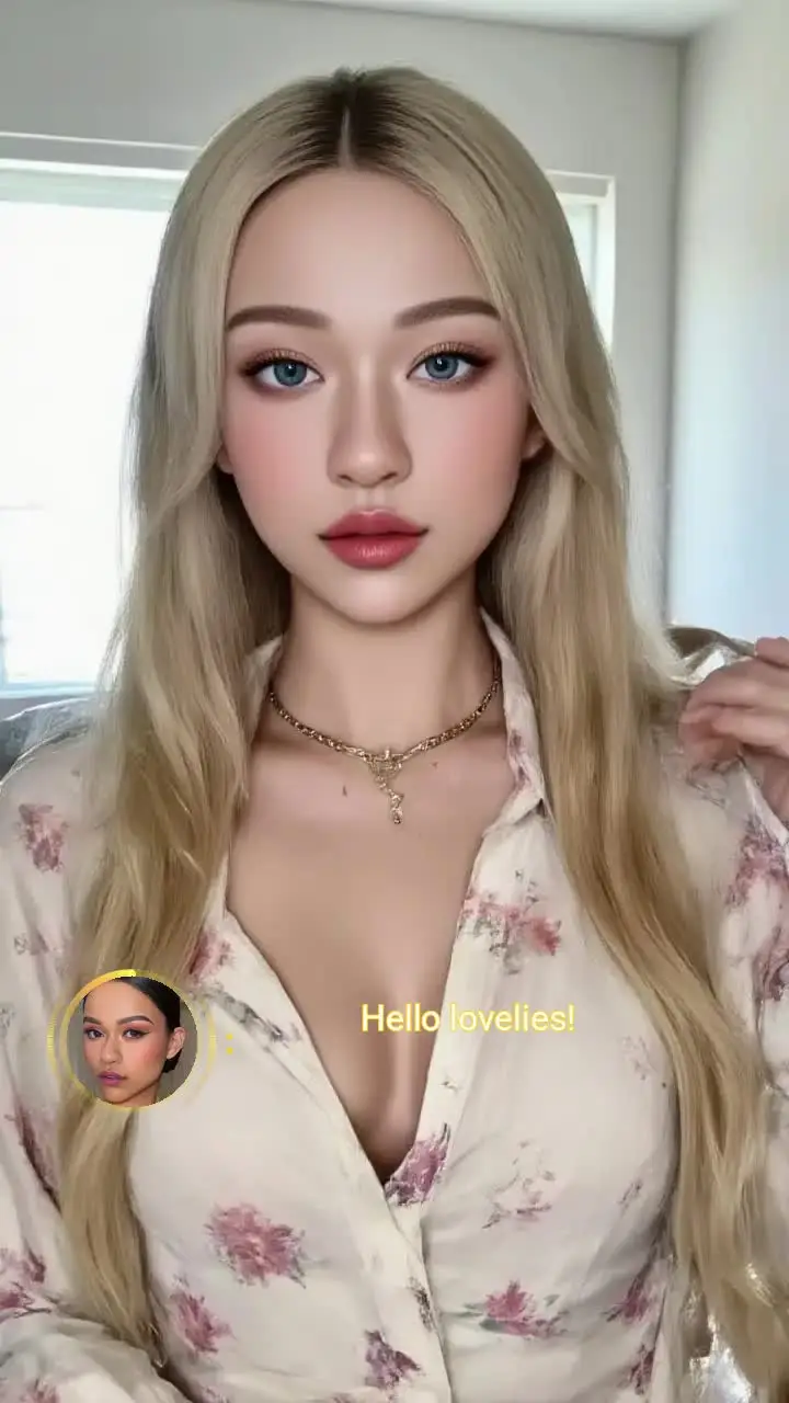 Floral Blouse and New Hair