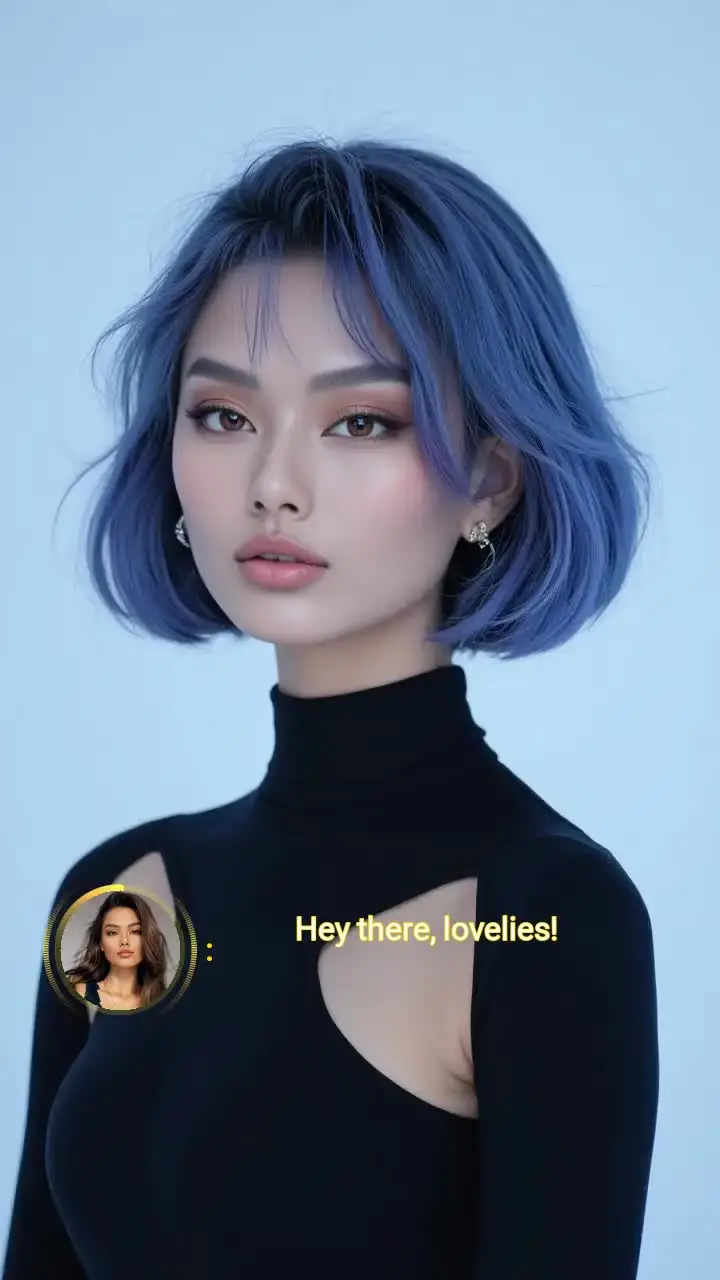 Ursula's Blue Hair Day
