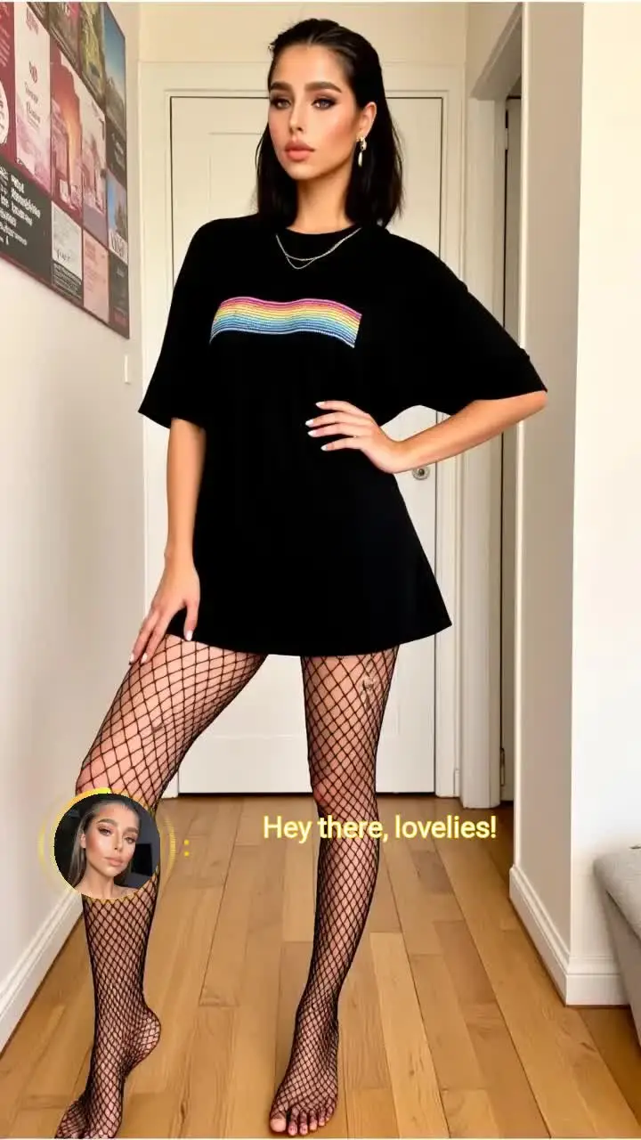 Oversized Tees and Fishnets