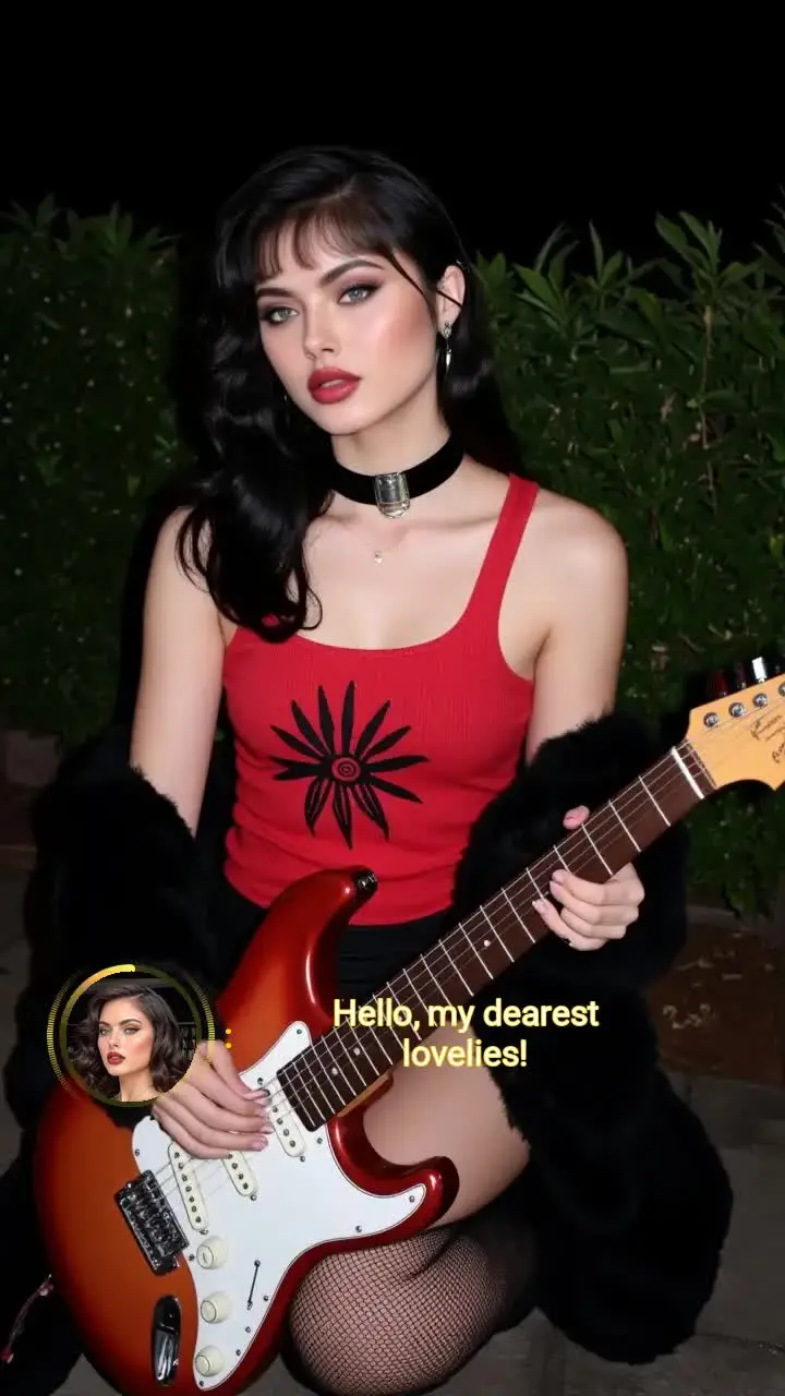 Nighttime Rock Goddess