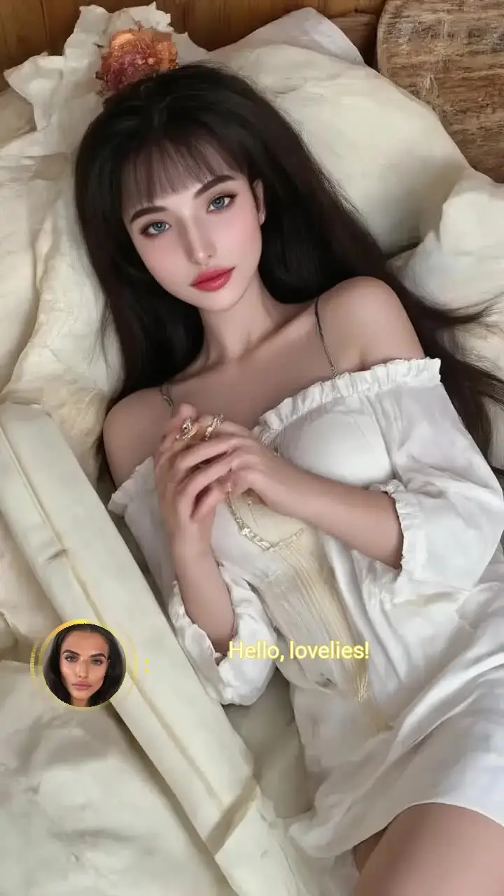Dreamy Photoshoot in Cream