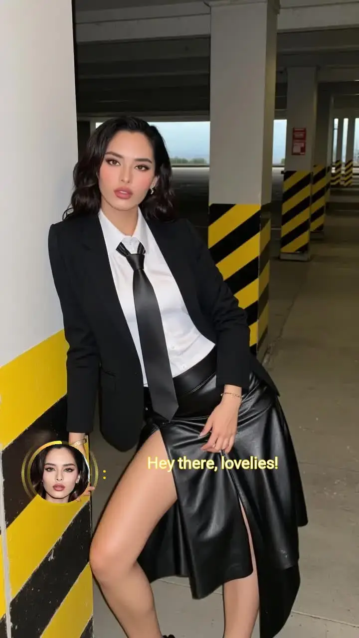 Ursula's Parking Garage Photoshoot