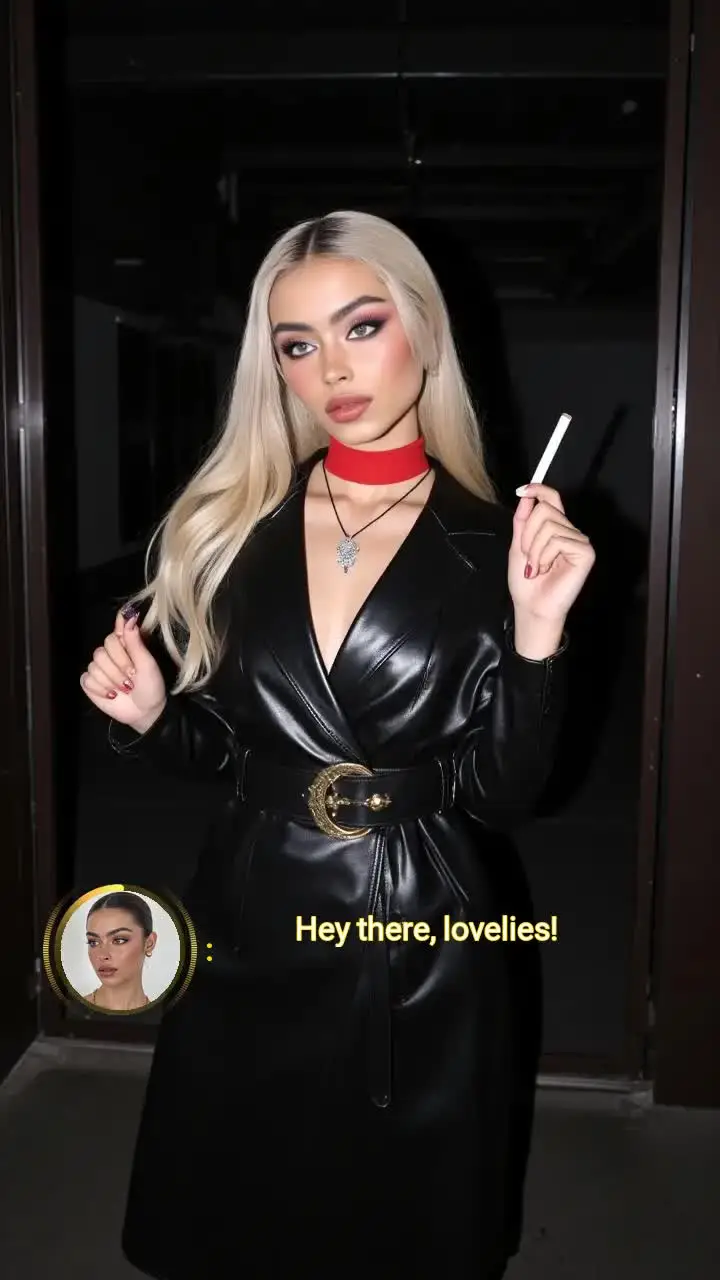 Ursula's Edgy Night Look