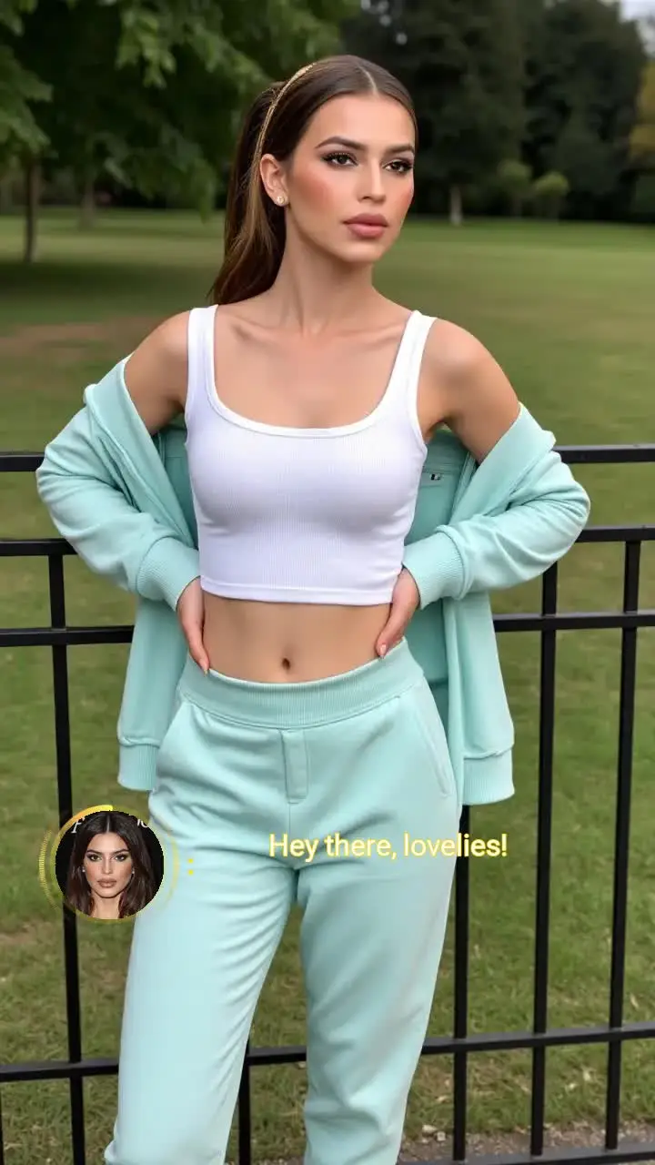 Mint Green Tracksuit Lookbook