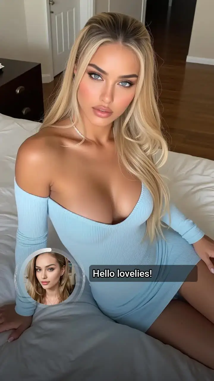 Powder Blue Dress Photoshoot