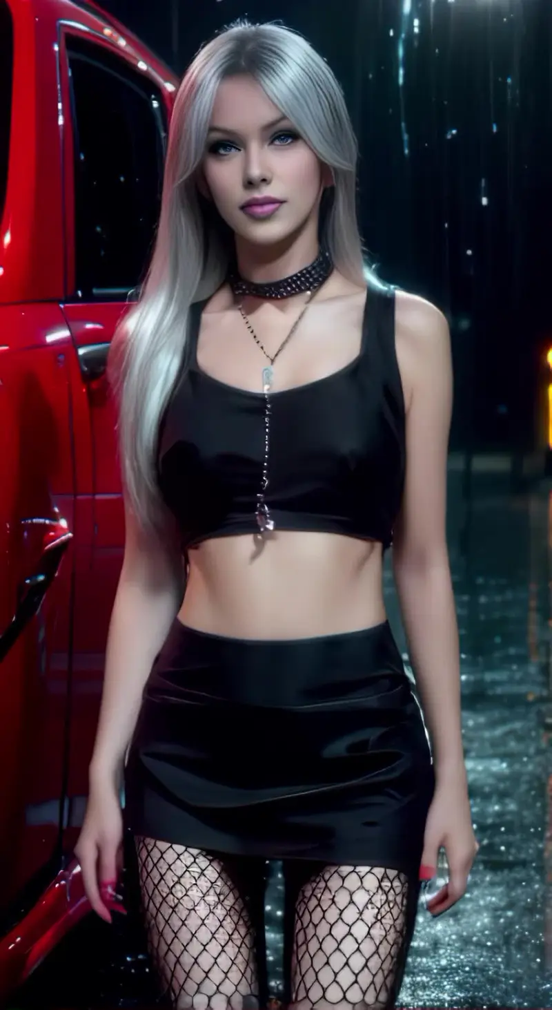 Seductive Artist Does Moves To Beat Drop
